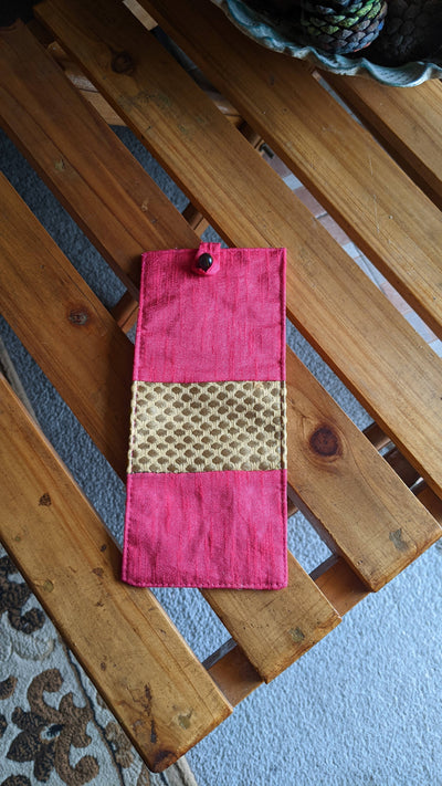 Gold Fabric Envelope