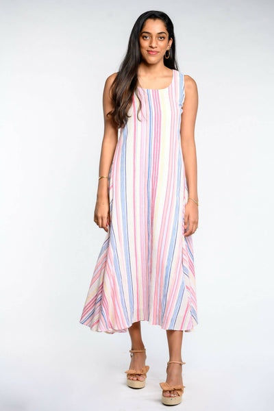 Striped Soft Pink Dress