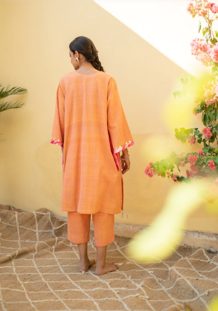 Coral Salwar Suit