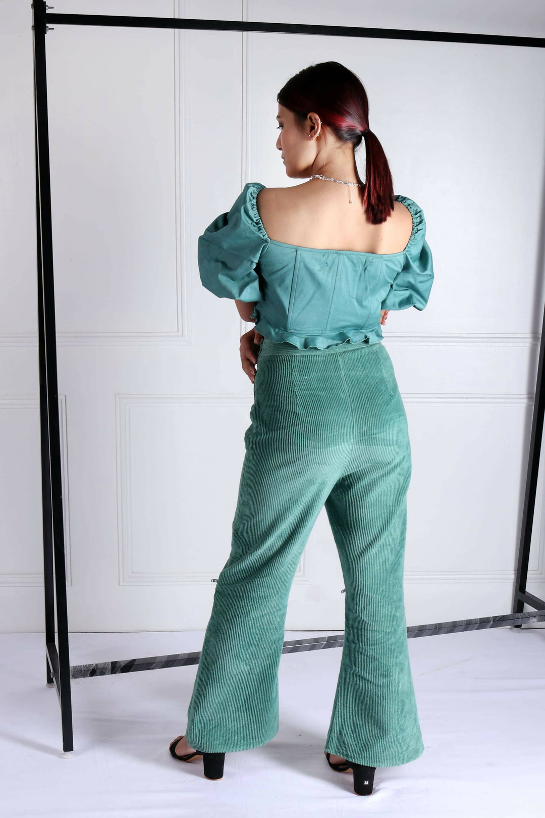 Mia & Lea Myrtle Green Co-ord Set