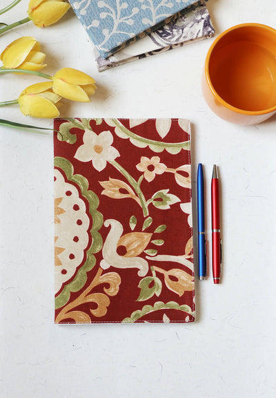 Beauty Of Floral Handmade Notebooks - Set Of 3