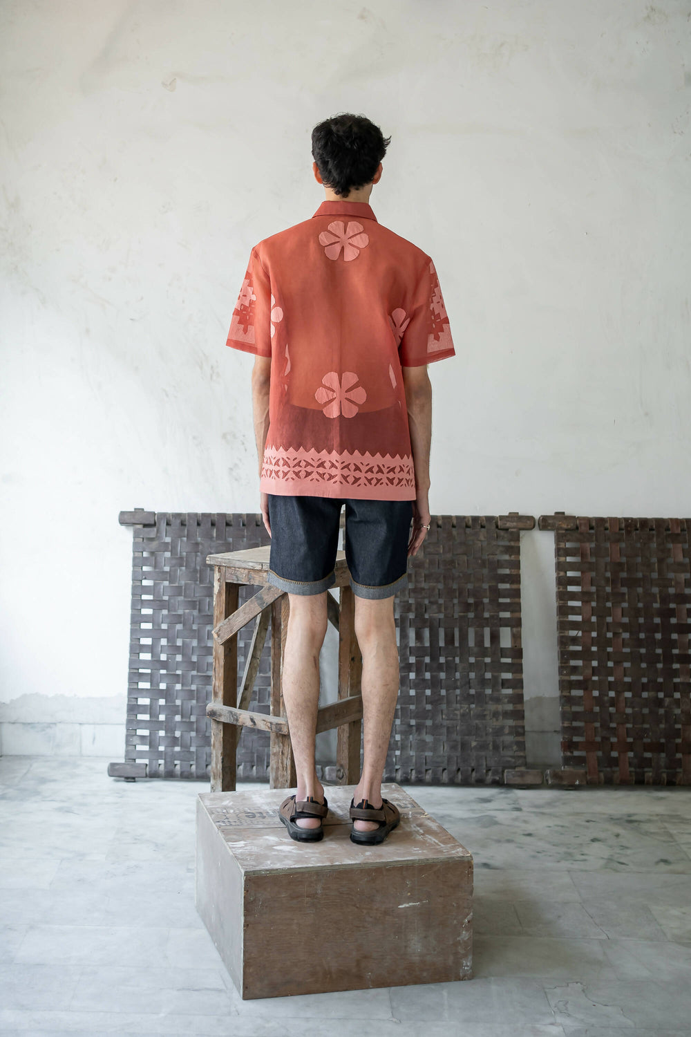 Jaali Print Shirt