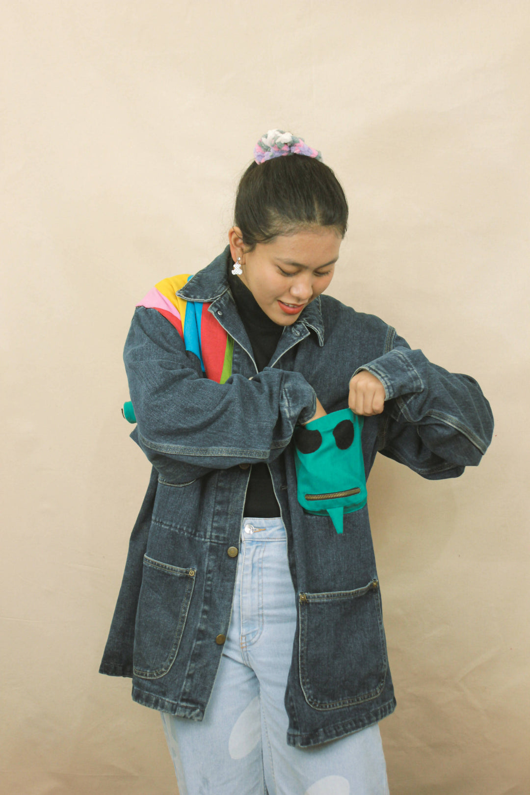 Denim Bit Unisex Jacket