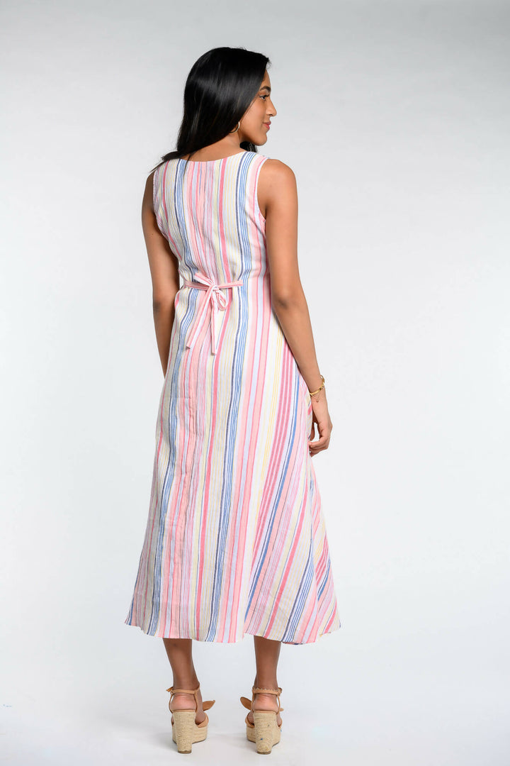 Striped Soft Pink Dress