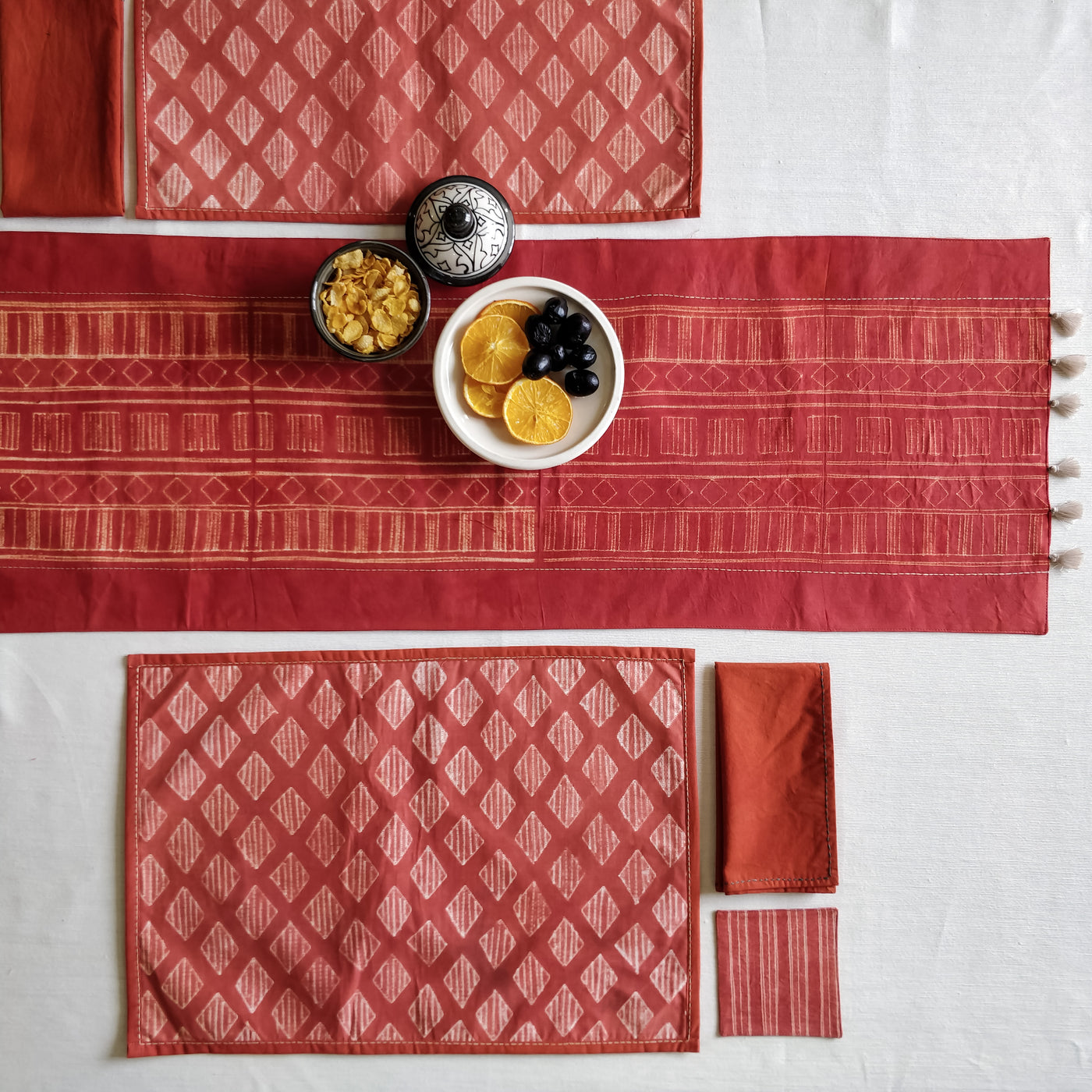 Table Linen Set - Pink