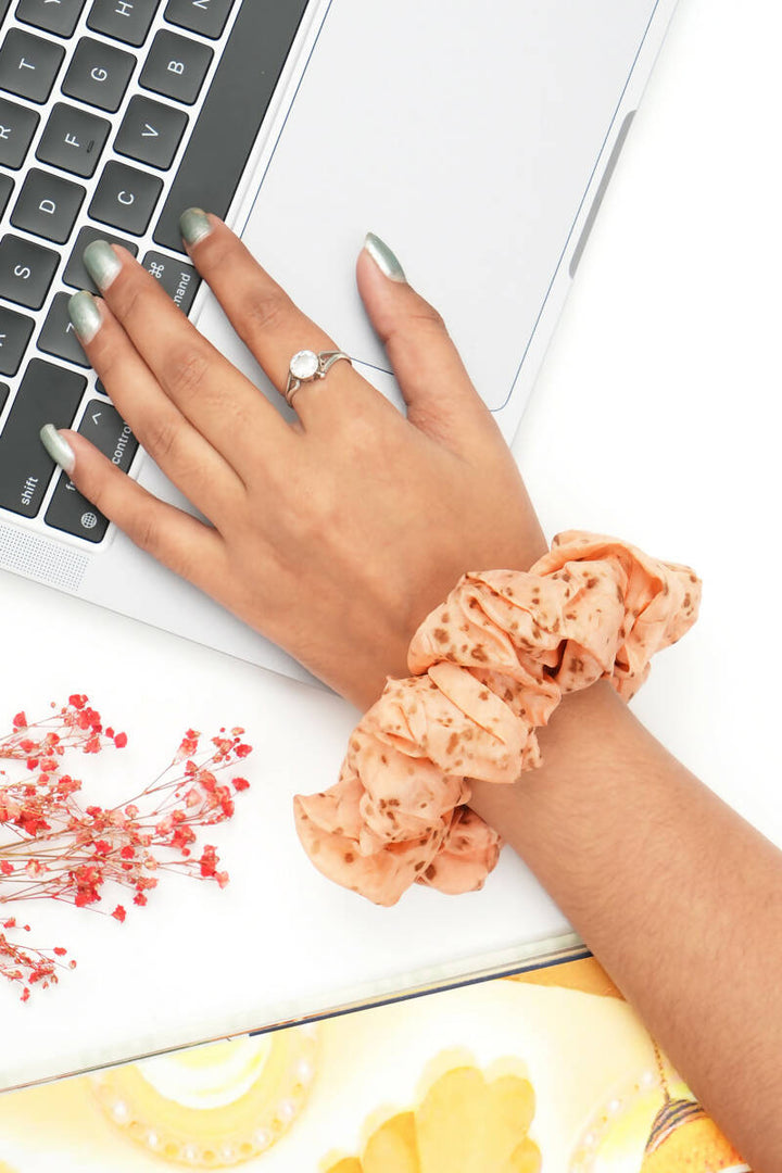 Peach Scrunchies