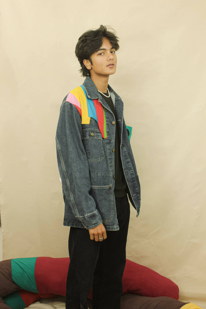 Denim Bit Unisex Jacket