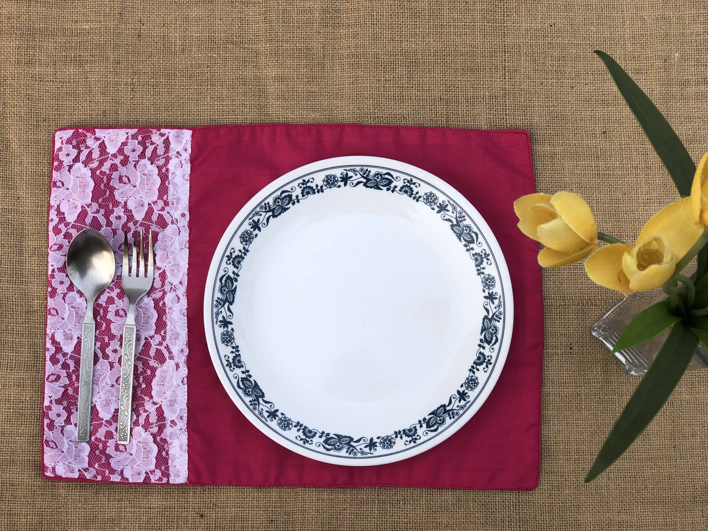 Pink Cotton Placemats