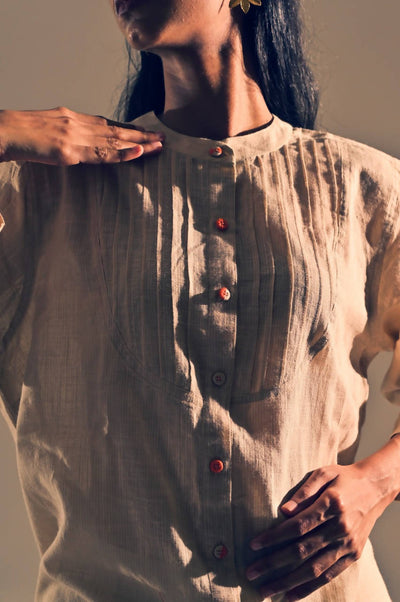 Moonstone Pintucks Shirt