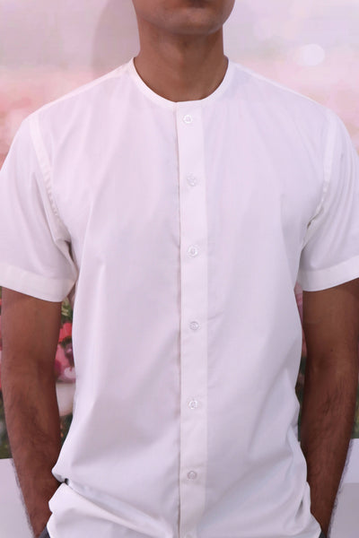 Off-White Round Neck Shirt