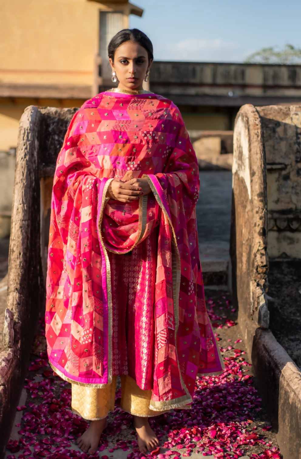 Pink Dupatta