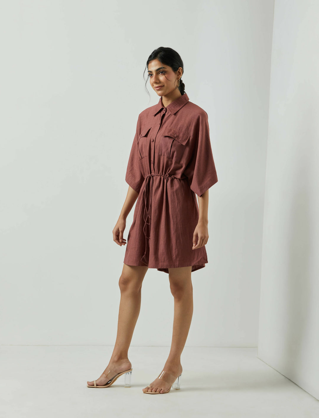 Maroon Romper