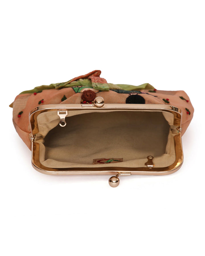 Mitwa Peach Clutch