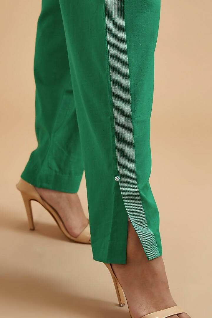 Clara Green Mom Fit Pants