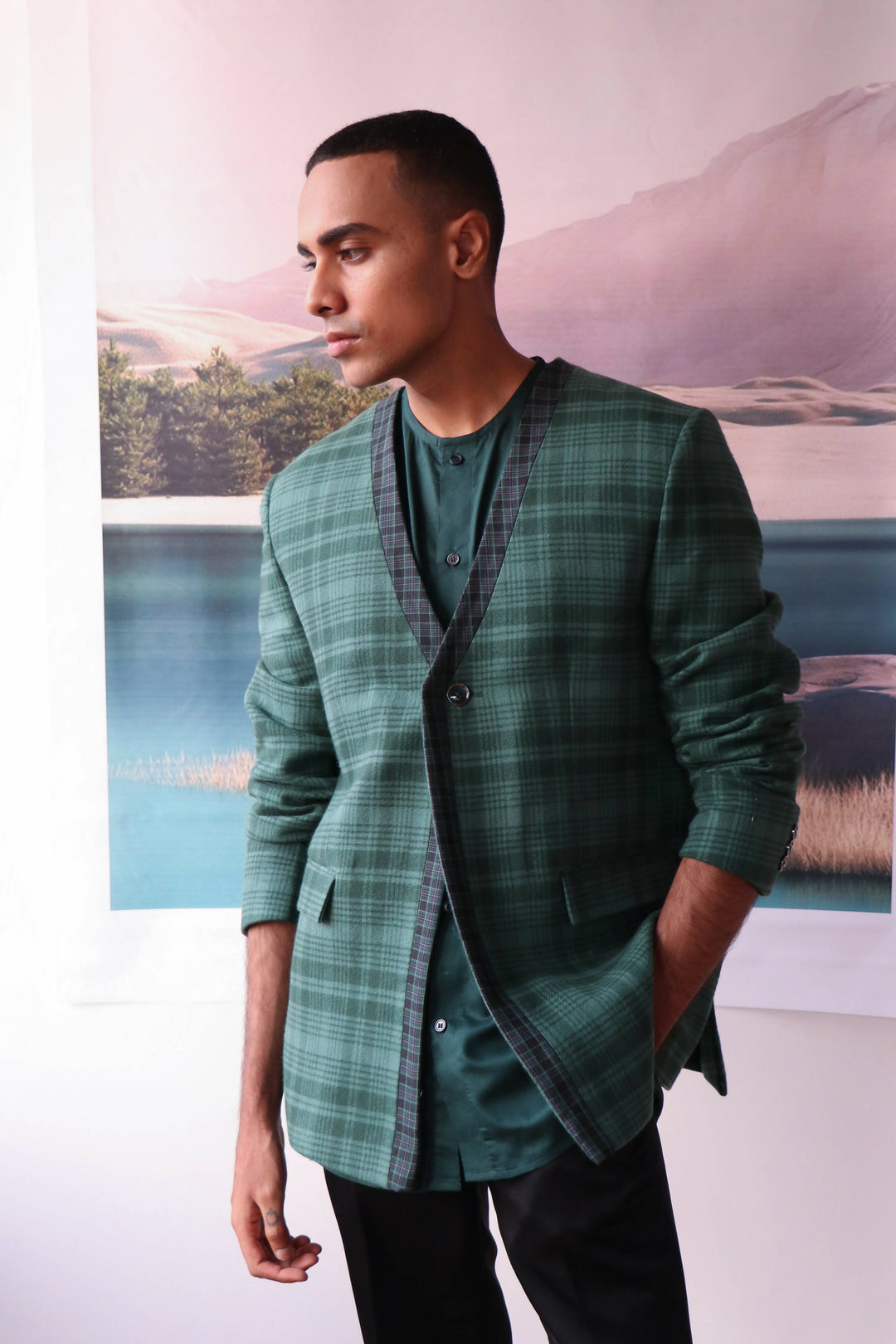 Green Blazer