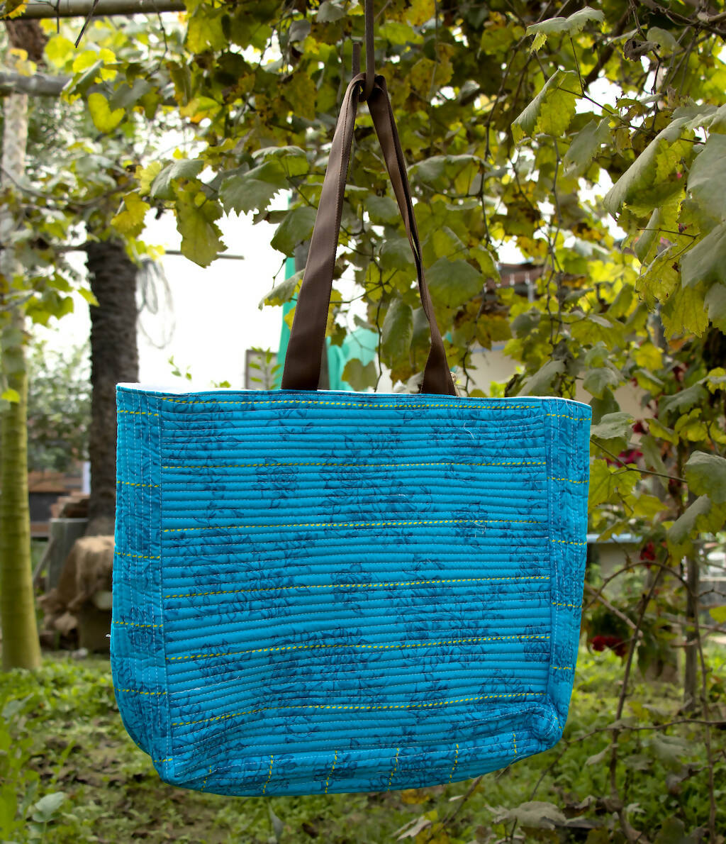 Blue Tote Bag