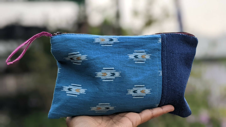 Denim Blue Pouch