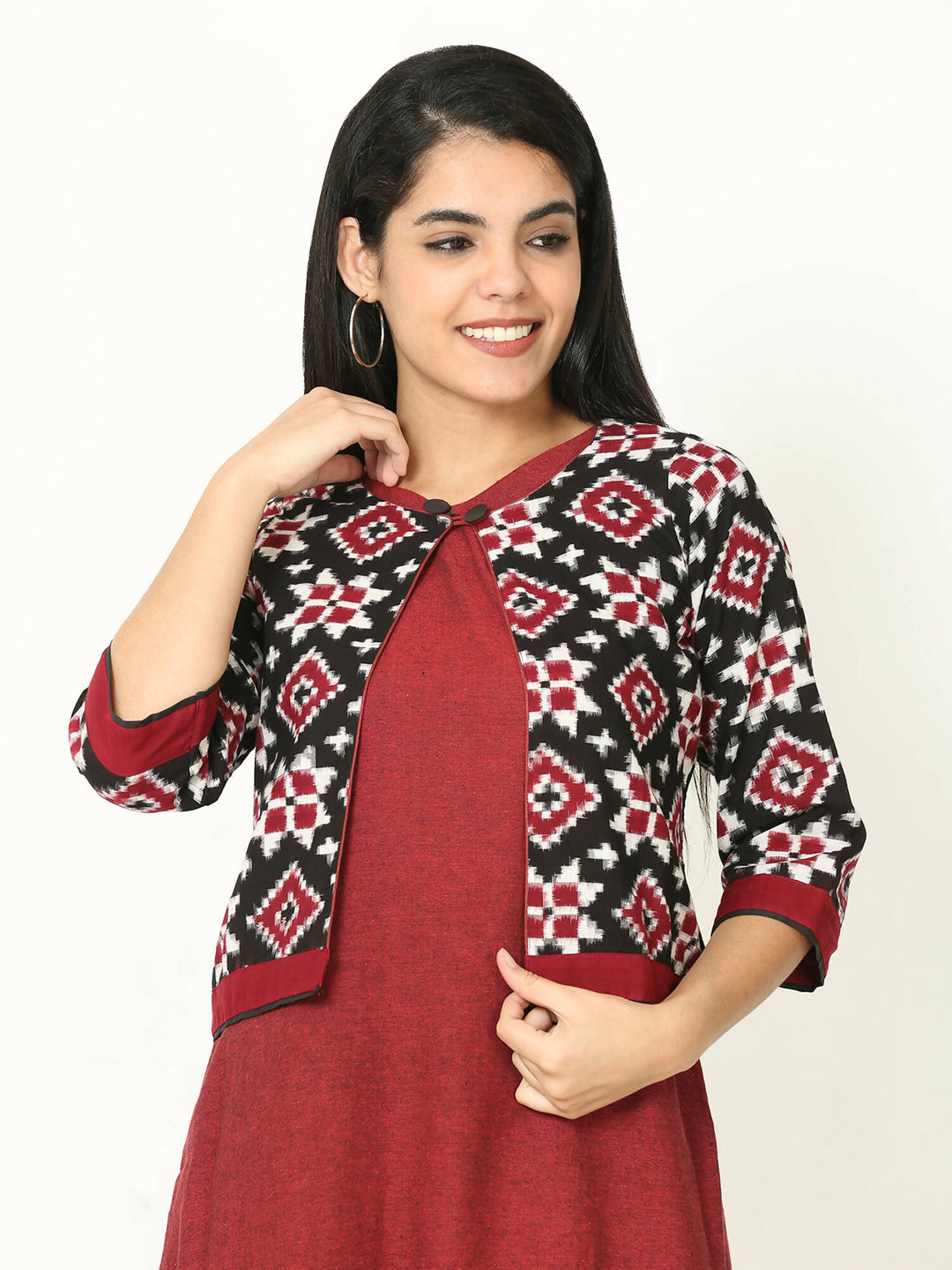 Double ikat jacket