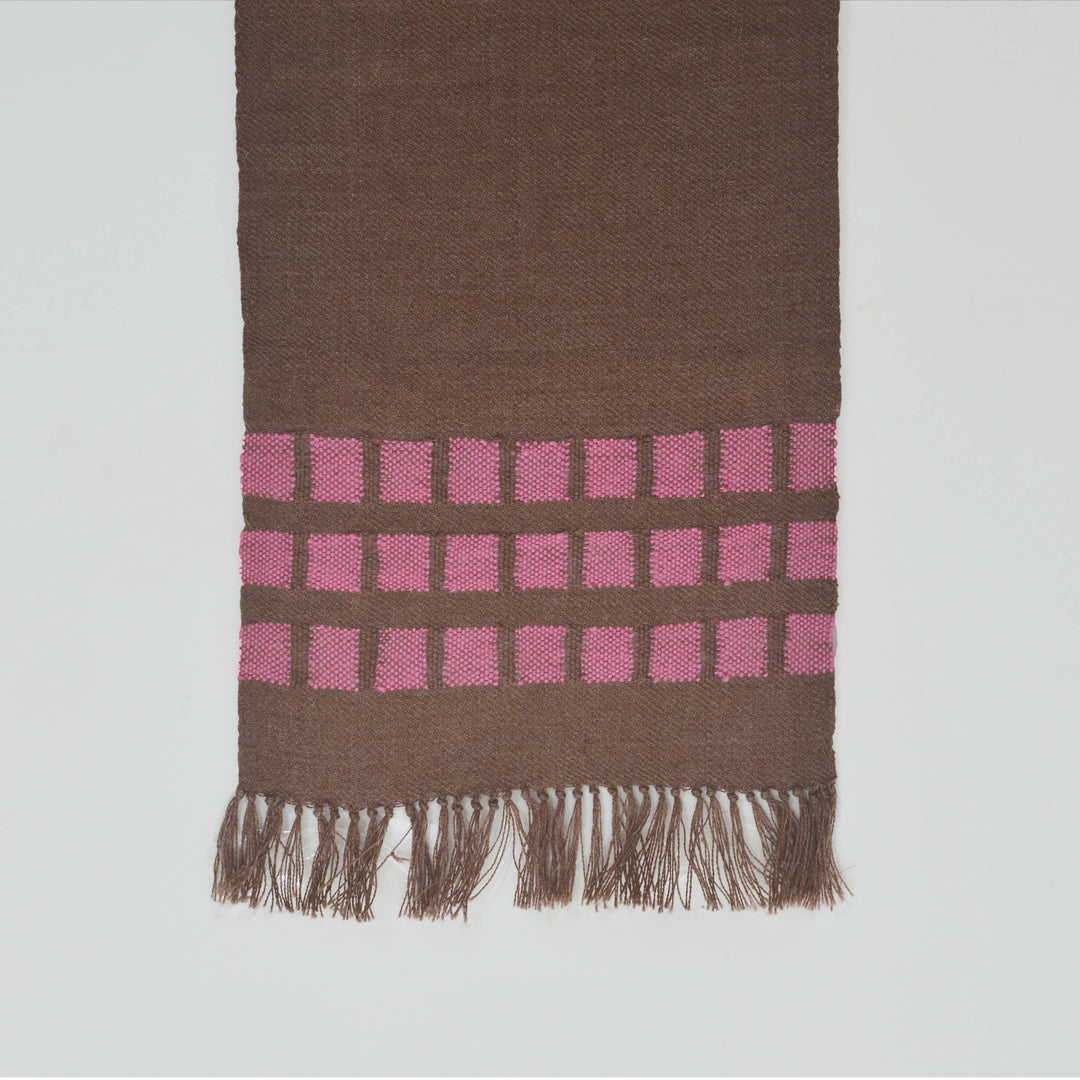 Unisex Plaid Pink Muffler