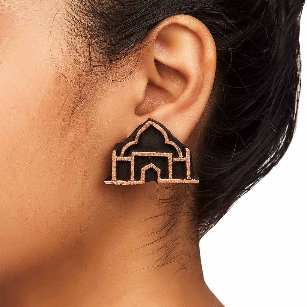 Taj Mahal Stud Earrings