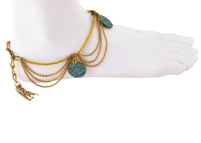 Hanging Coin Anklet