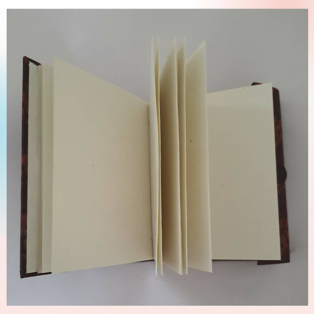 Calmness - Upcycled Handloom Fabric Journal
