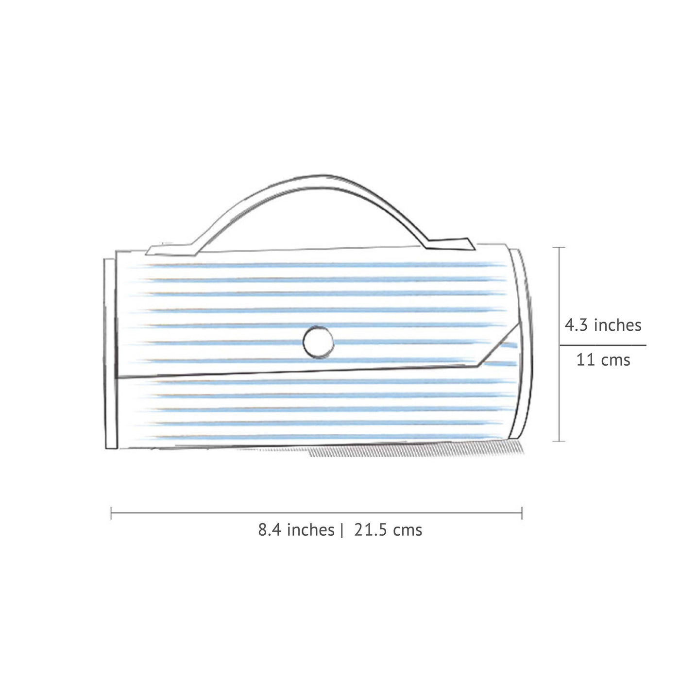 Wild Prune Round Clutch