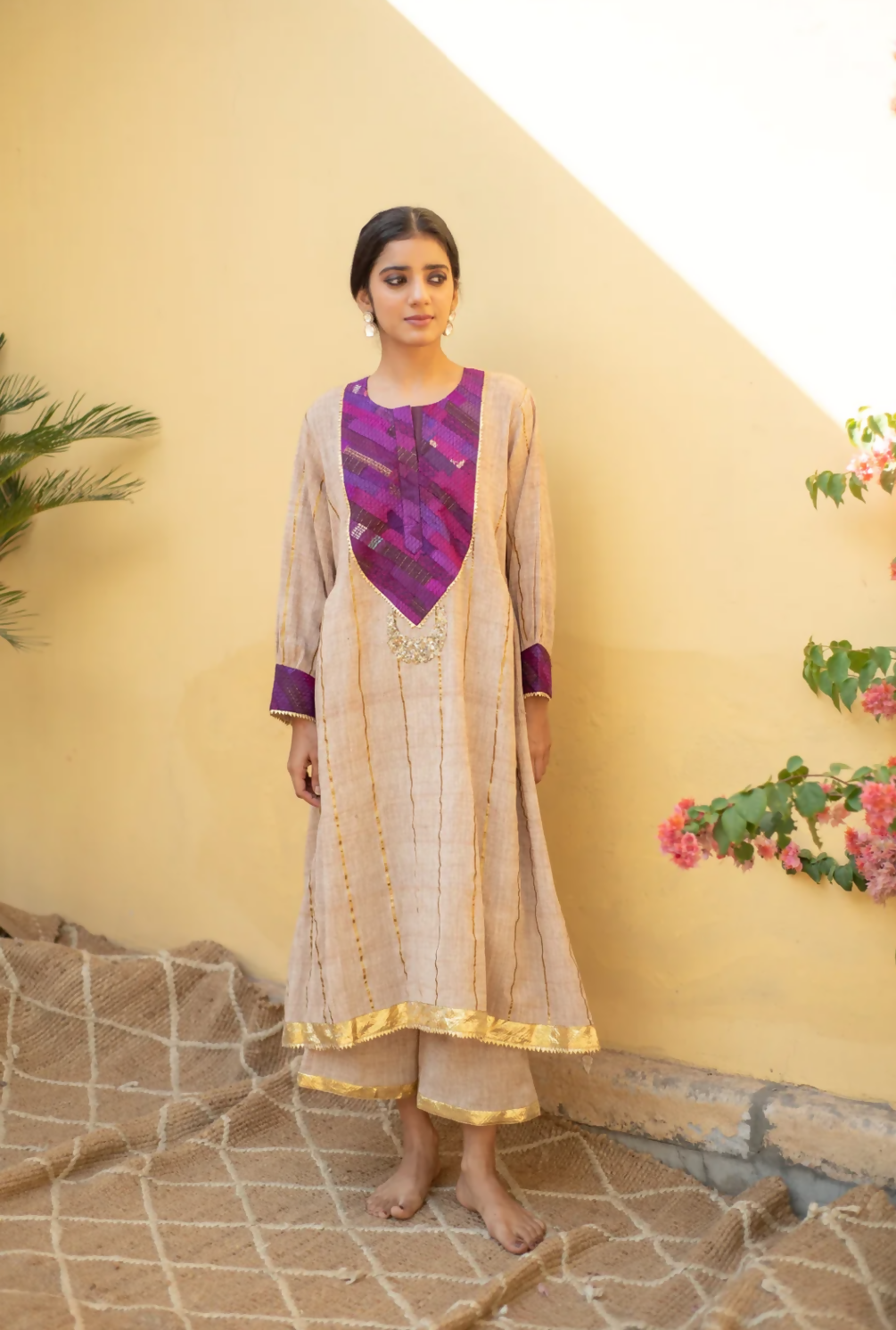 Beige Salwar Suit