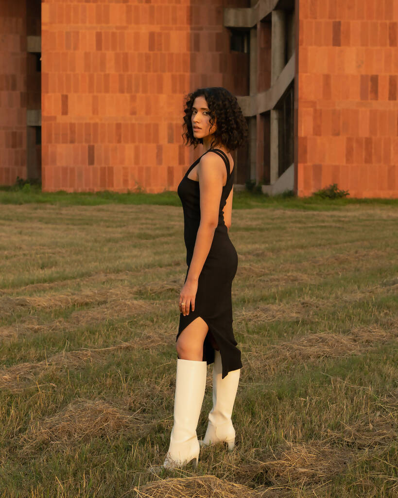 Black Midi Dress