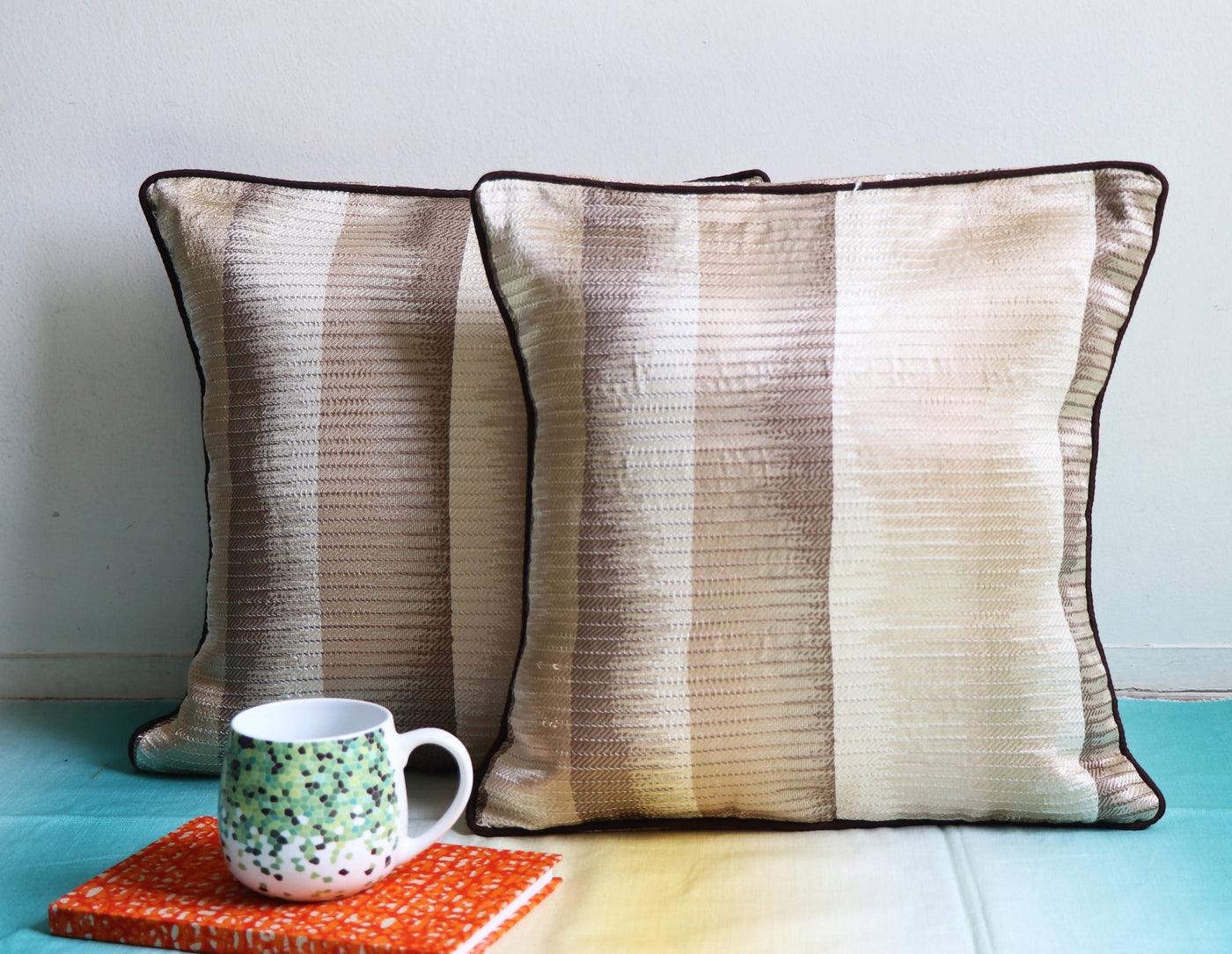Striped Cushion Covers (Set of 2)