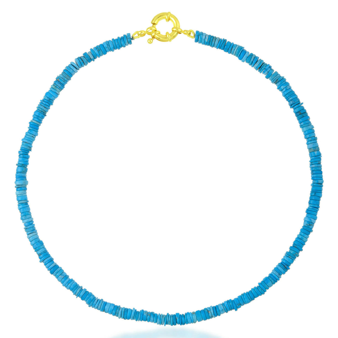 Turquoise Tier Beaded Necklace