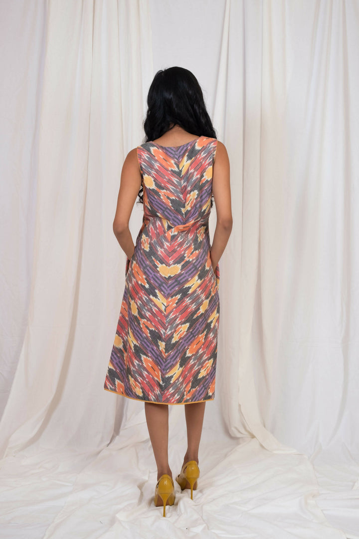 Bias ikat dress