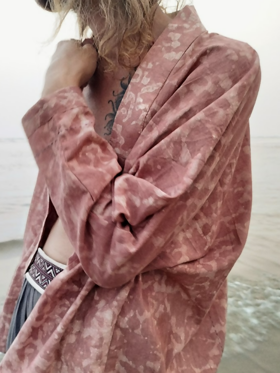 Peach Pink Kimono