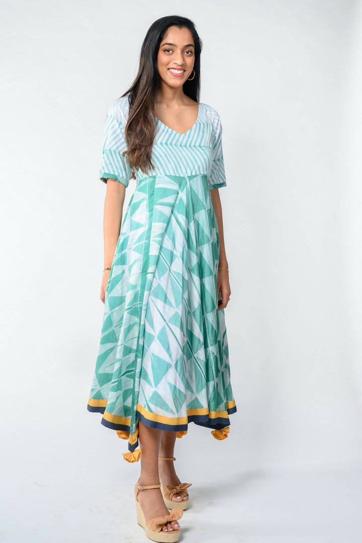 Twirl & Show Shibori Dress