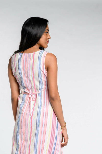 Striped Soft Pink Dress