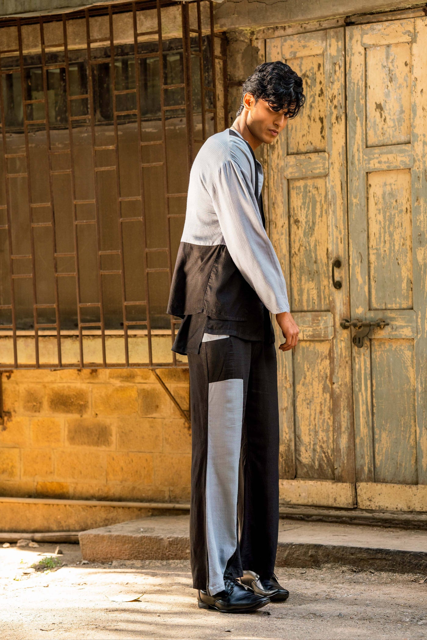 Rectangle Block Trouser