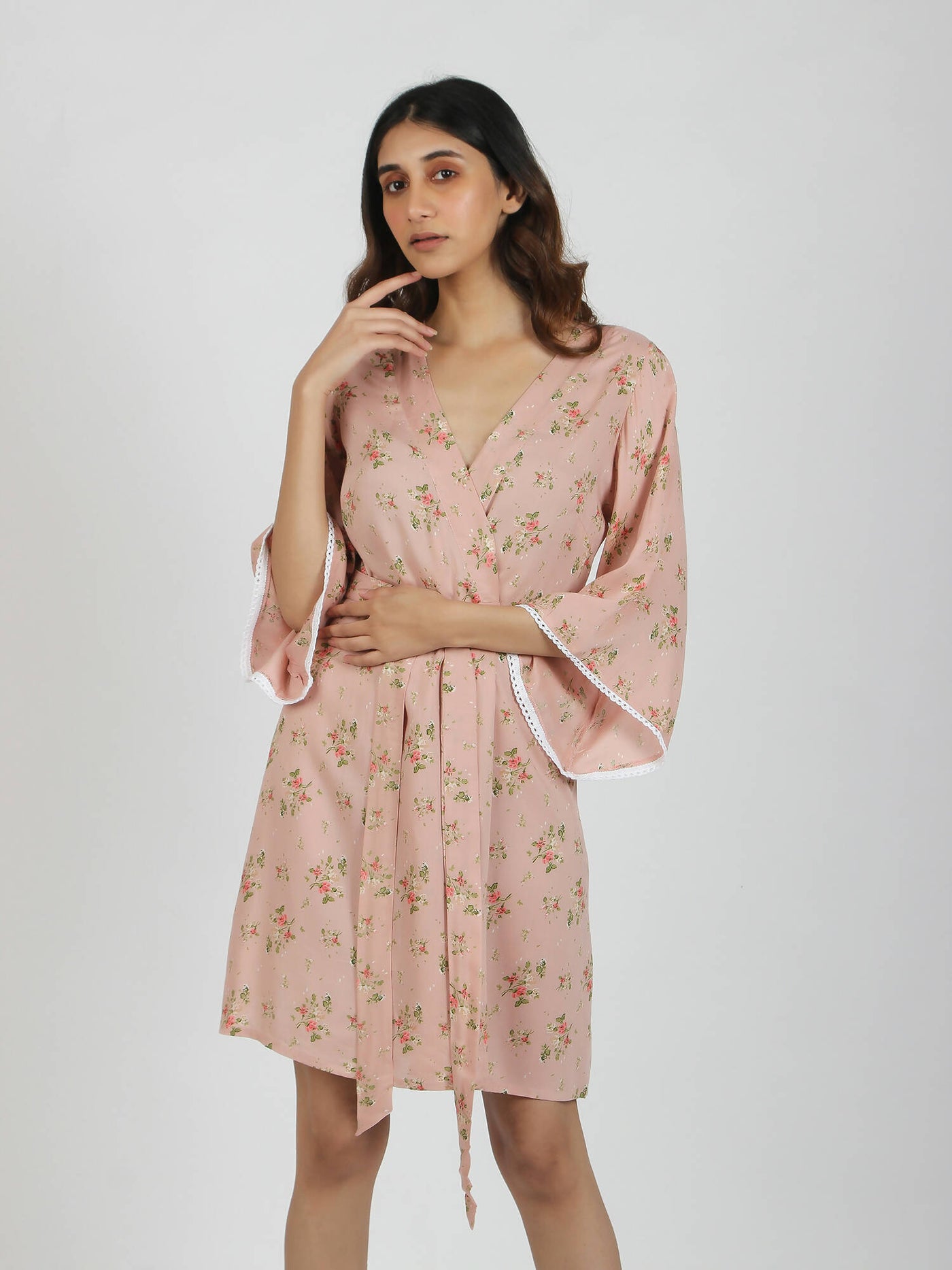 Blush Pink Modal Home Dress / Robe