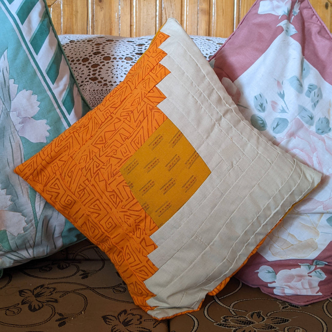 Yellow Mellow Cushion with cover