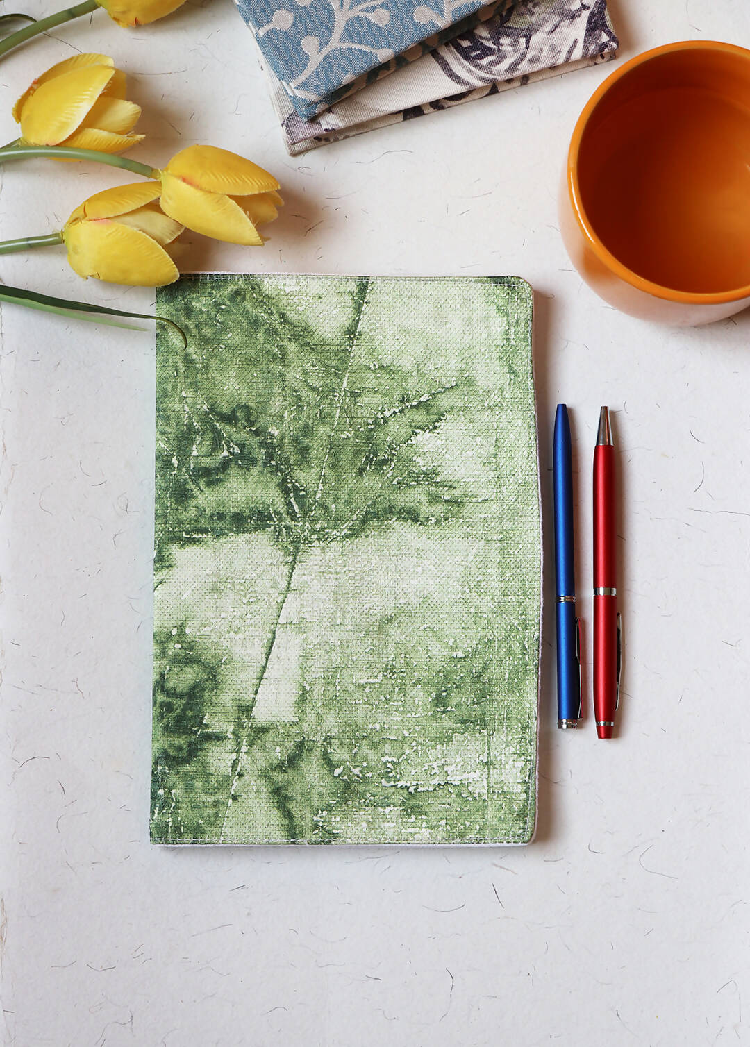 Green Soft Cover Handmade Notebook