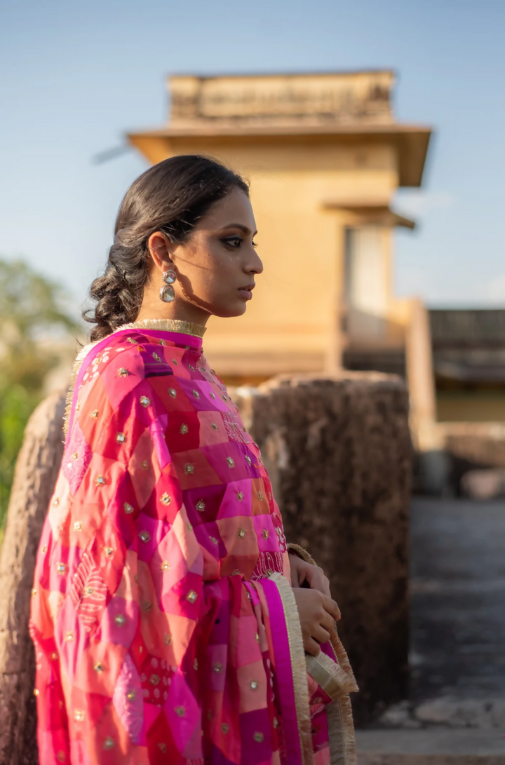 Pink Dupatta