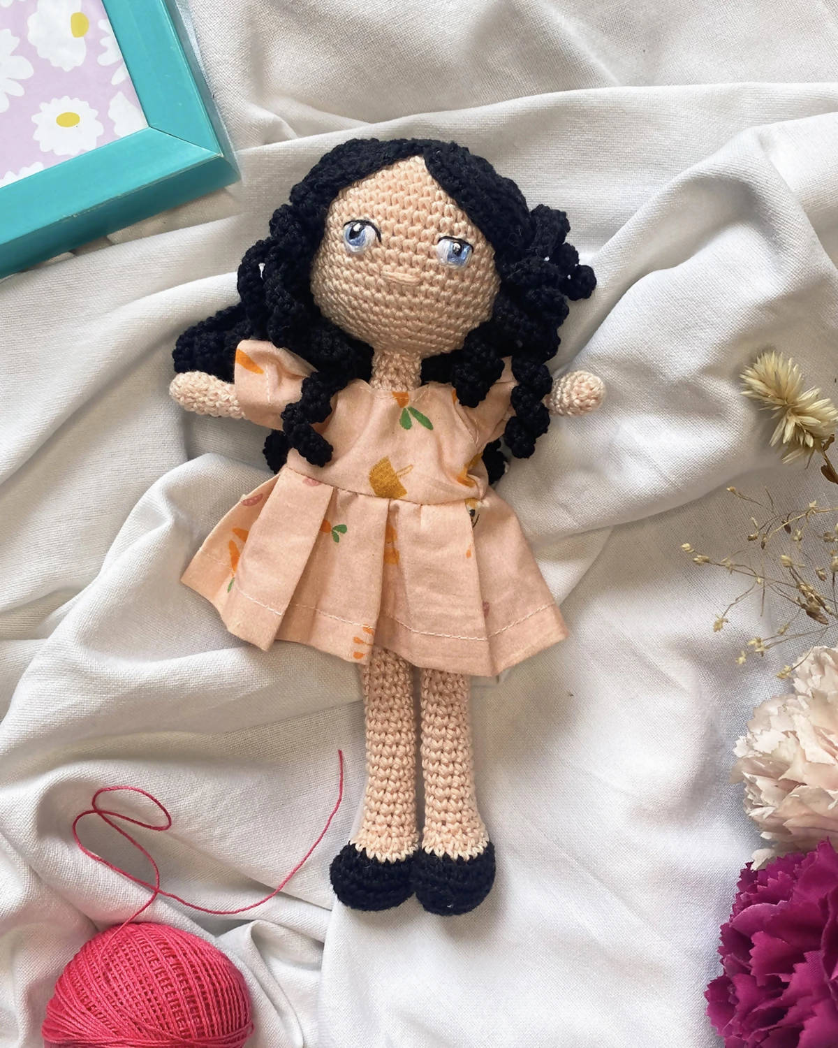 Lolo Snuggles' Upcycled Crochet Doll