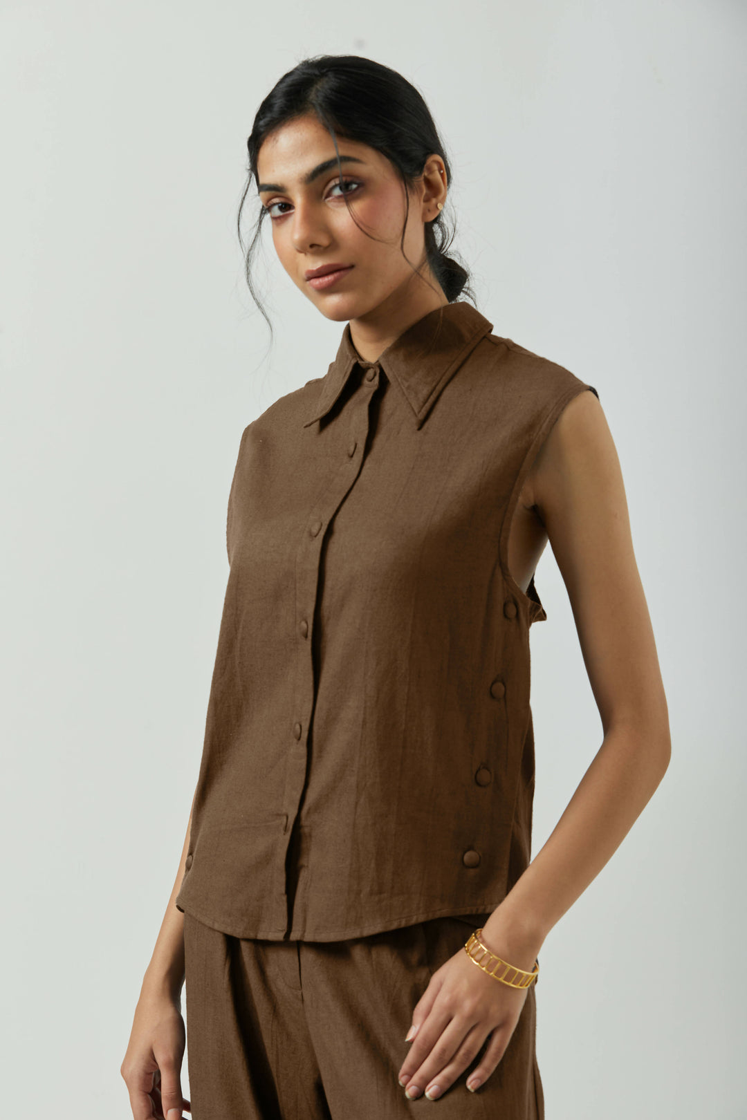 Brown Blouse