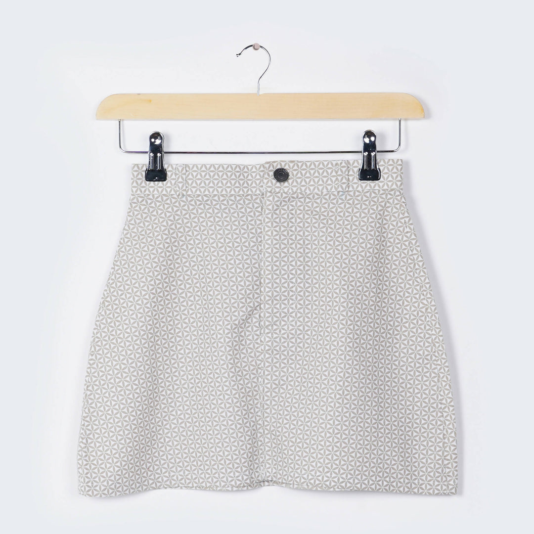 Off White Mini Skirt