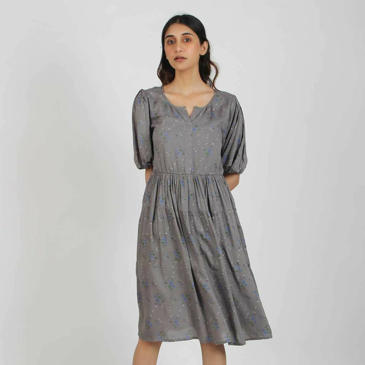 Modal Tier Smoky Dress