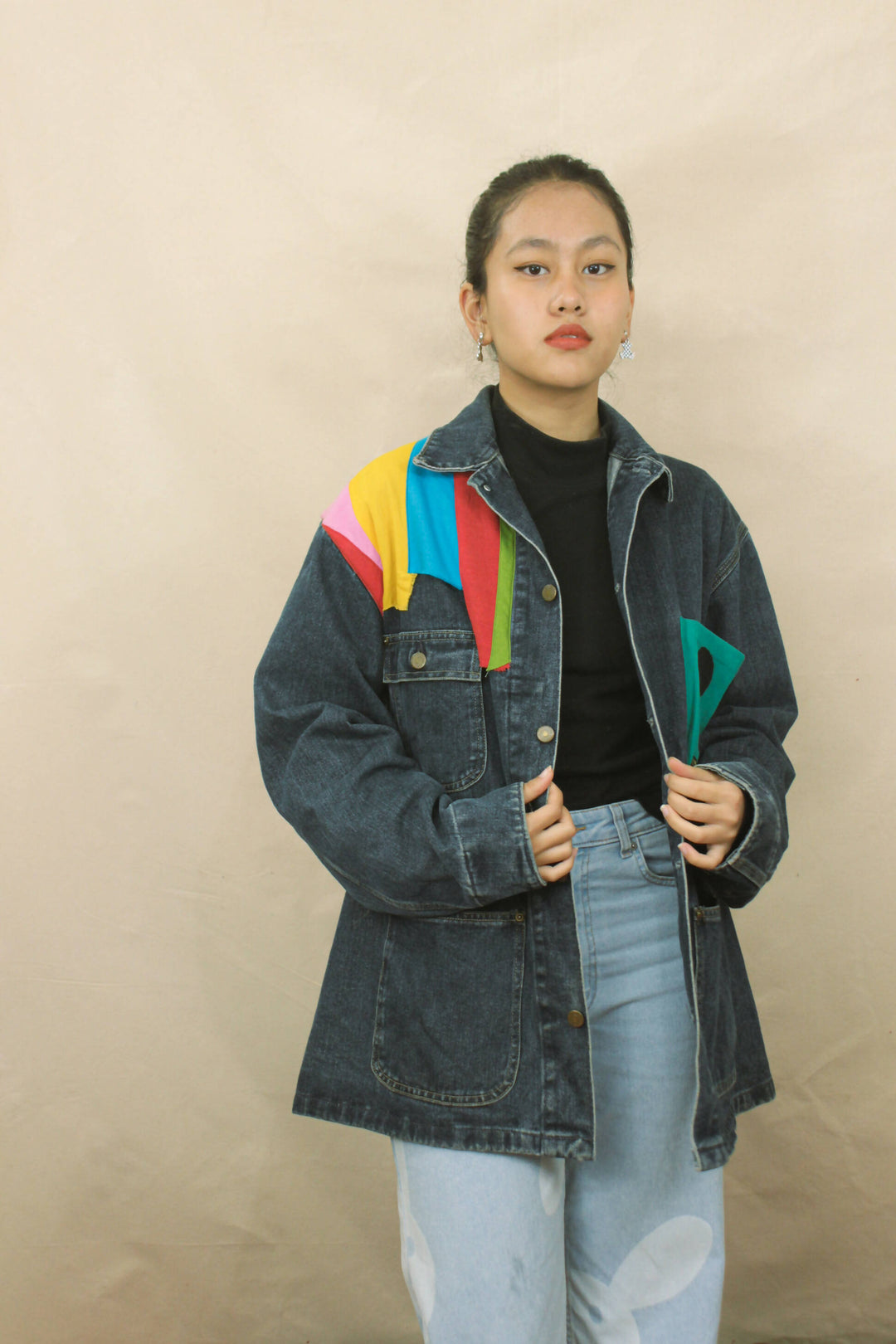 Denim Bit Unisex Jacket