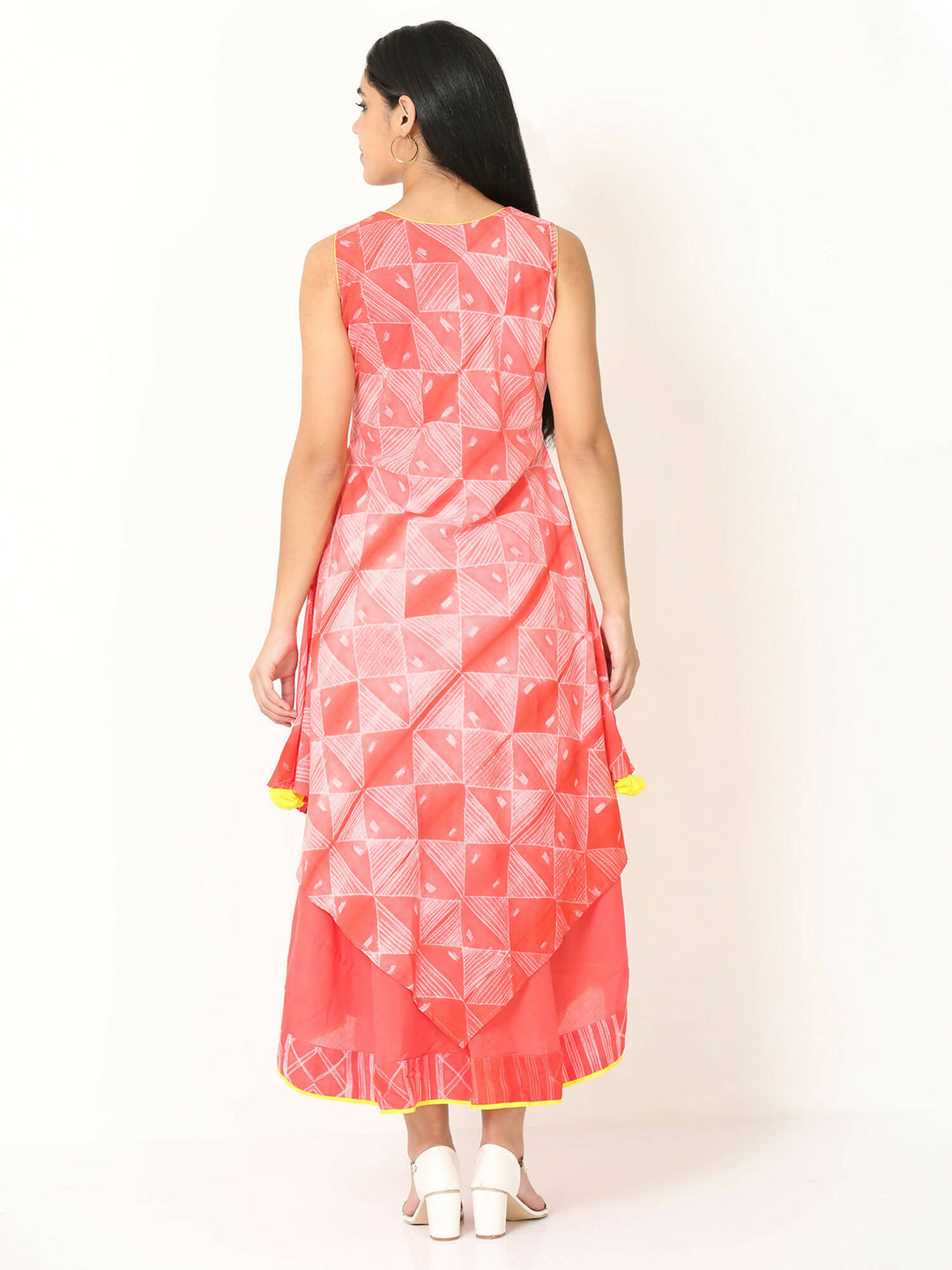 Swing around Shibori dress