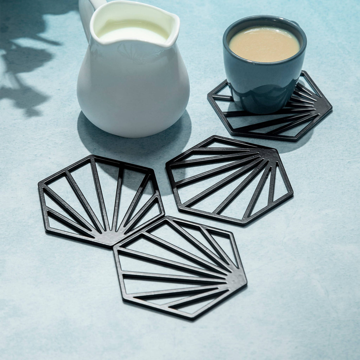 Kado Hexagonal Coaster Set