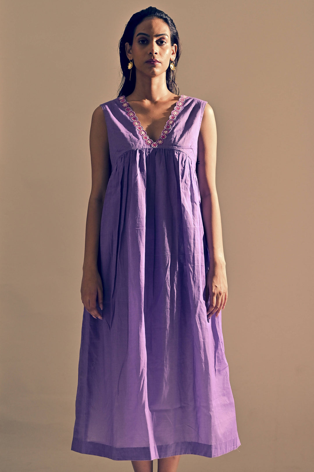 Amethyst Gathered Dress