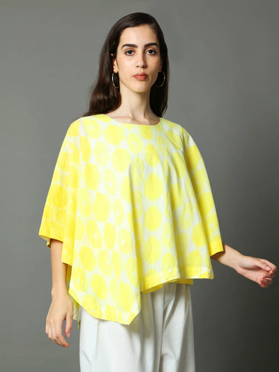 Sunflower poncho top