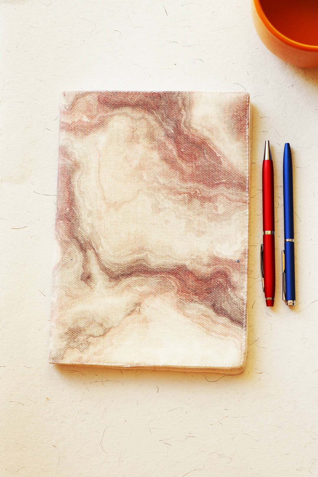 Beautiful Fabric Soft Cover Handmade Notebooks - Set Of 3